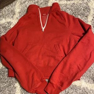 John Galt Cropped half zip